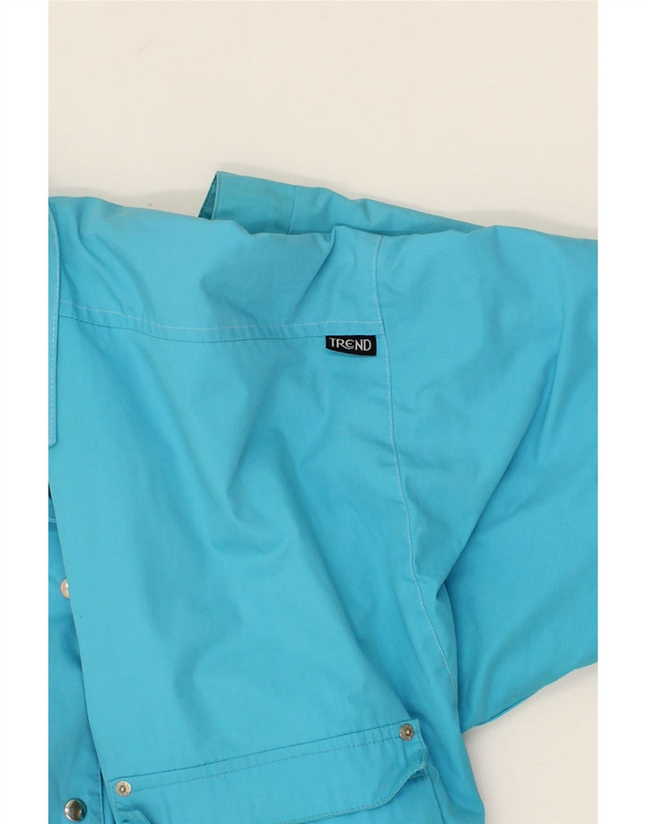 TREND Womens Bomber Jacket UK 16 Large Blue Vintage Trend and Second-Hand Trend from Messina Hembry 