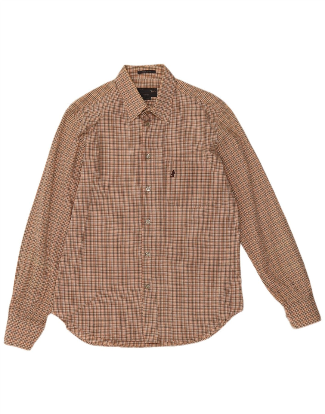 Marlboro Classics Herre Regular Fit skjorte Stor brun ternet