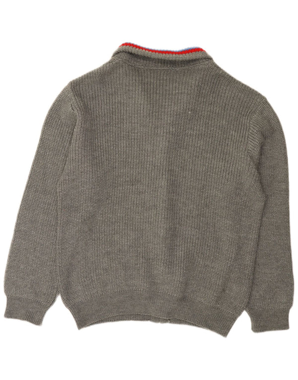 Kappa Herre Cardigan Sweater XL Grå Uld