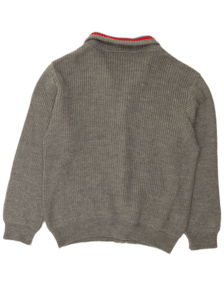 Kappa Herre Cardigan Sweater XL Grå Uld