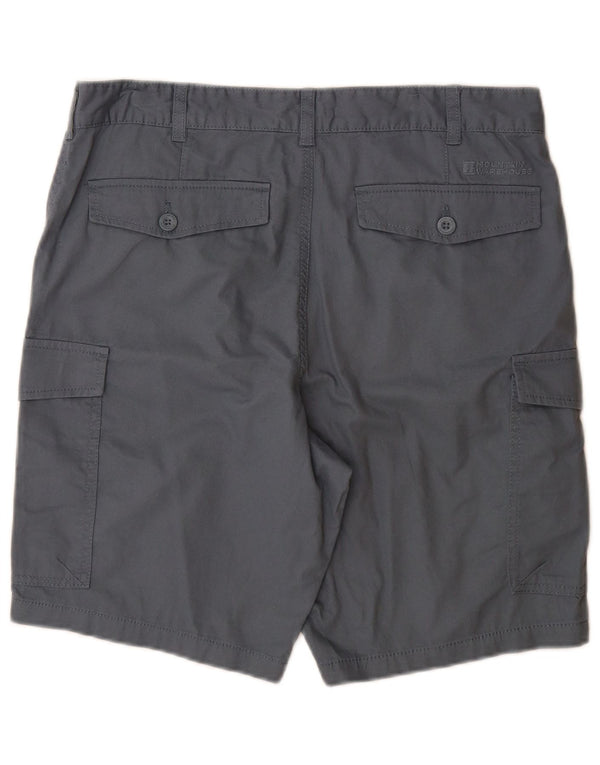 Mountain Warehouse Herre Cargo Shorts W34 Large Navy Blue Cotton