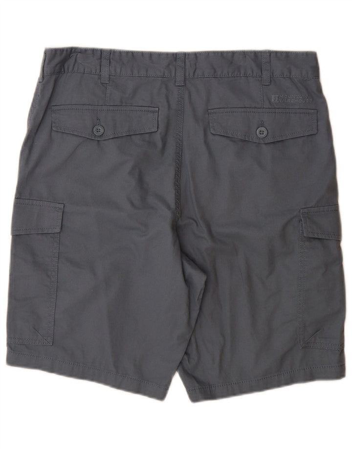 Mountain Warehouse Herre Cargo Shorts W34 Large Navy Blue Cotton