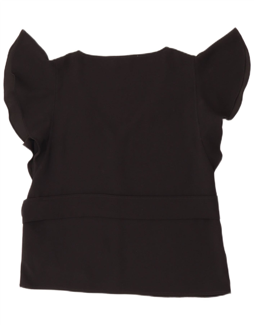 Marella Dame EMME bluse Top UK 14 Stor Sort Polyester