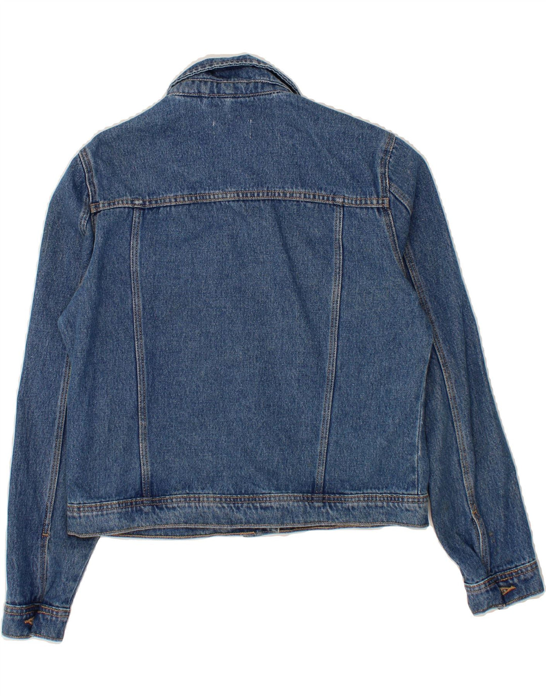 JACK WILLS Womens Crop Denim Jacket UK 12 Medium Blue Cotton Vintage Jack Wills and Second-Hand Jack Wills from Messina Hembry 