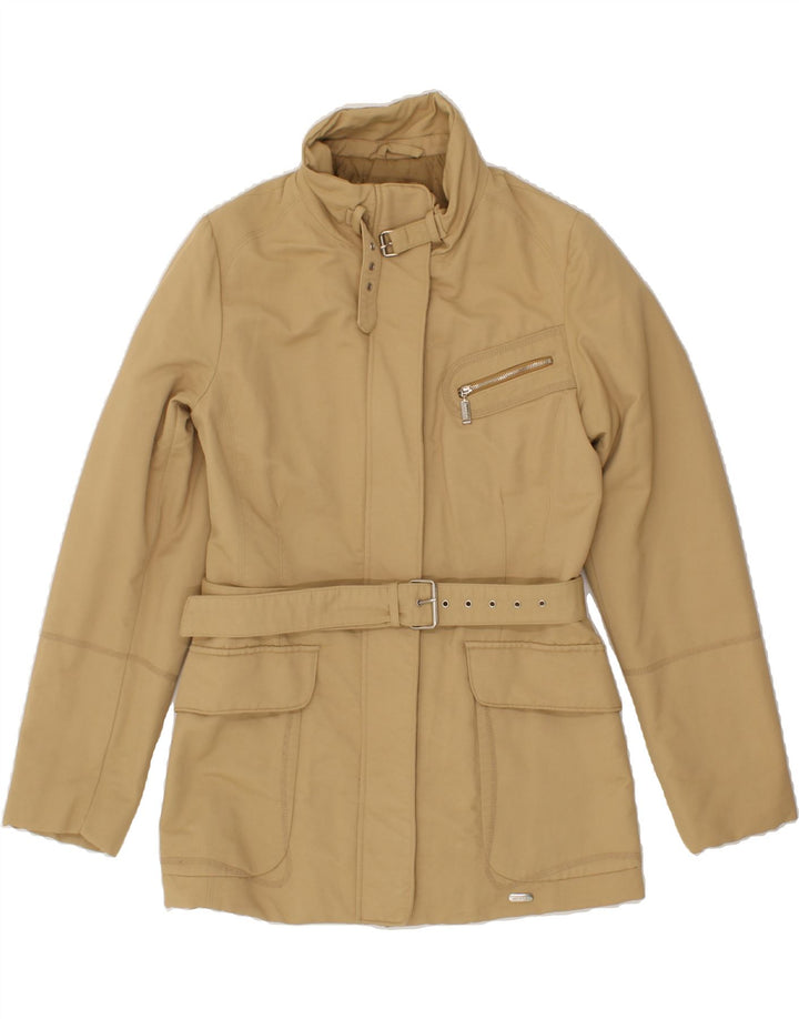 BELFE Womens Windbreaker Jacket UK 8 Small Beige Polyamide Vintage Belfe and Second-Hand Belfe from Messina Hembry 