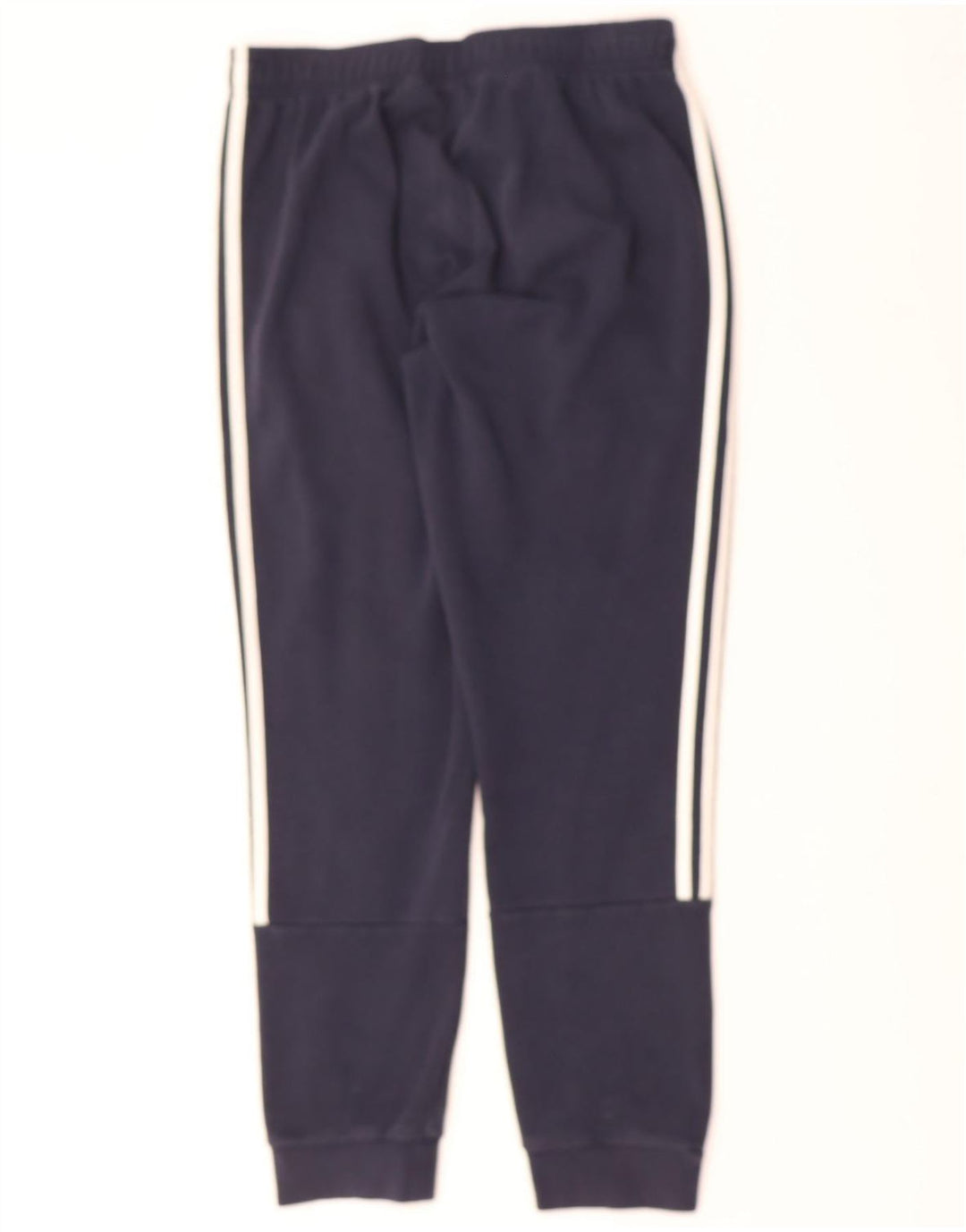 ADIDAS Mens Tracksuit Trousers Joggers Medium  Navy Blue Cotton