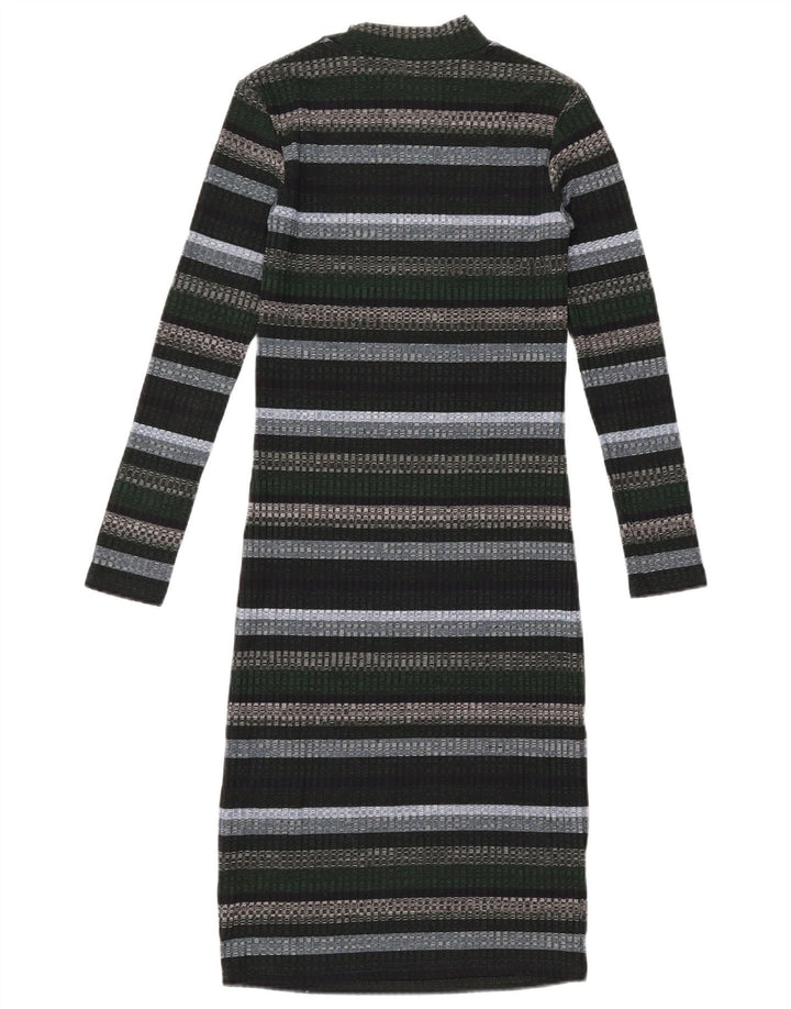 Superdry Dame Jumper Dress UK 8 Small Multicolored Striped