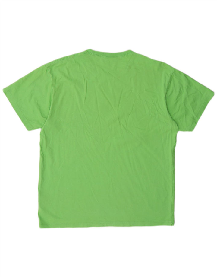 Carhartt Herre T-Shirt Top Stor Grøn Bomuld