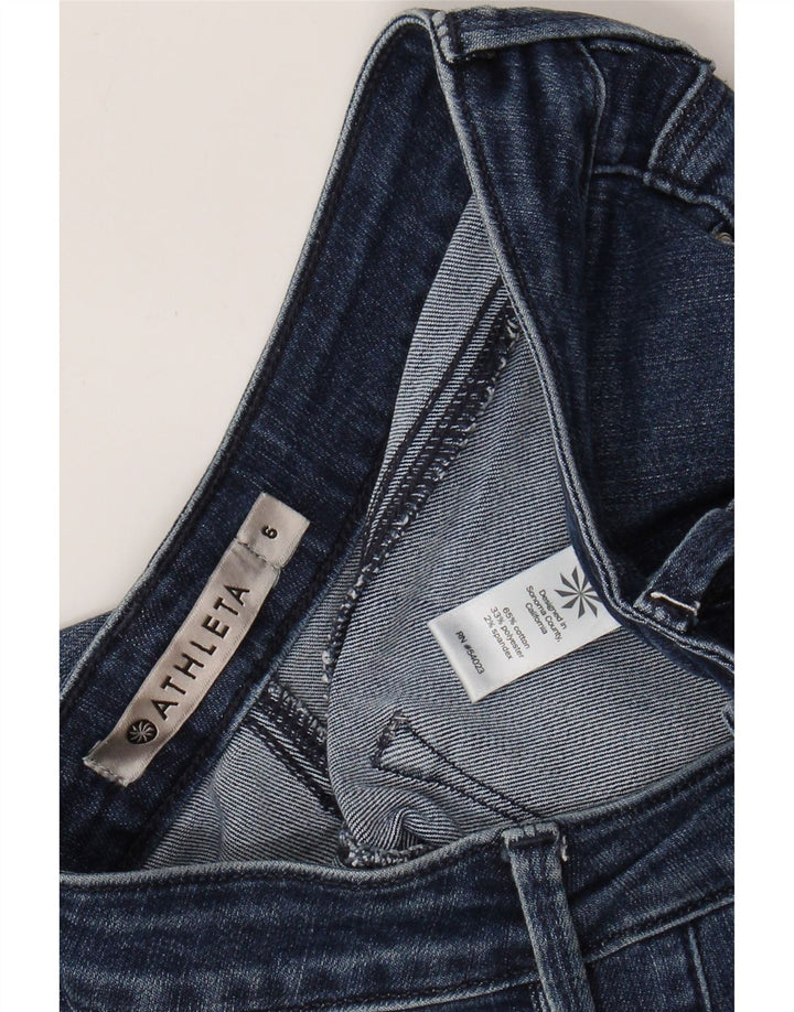 ATHLETA Dame Skinny Jeans US 6 Medium W30 L29 Blå Bomuld