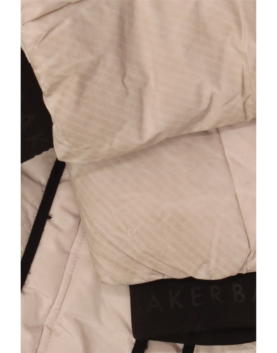Ted Baker piger grafisk hætte polstret frakke 9-10 år beige polyester