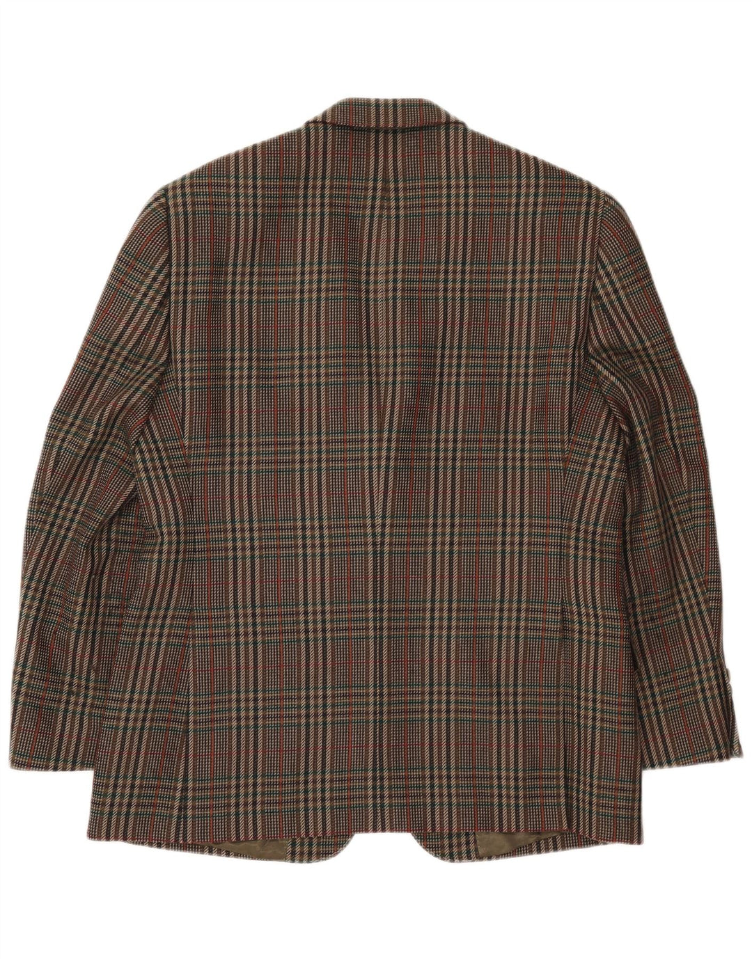 MAGEE Herre 2-knaps blazerjakke UK 38 Medium Khaki Houndstooth