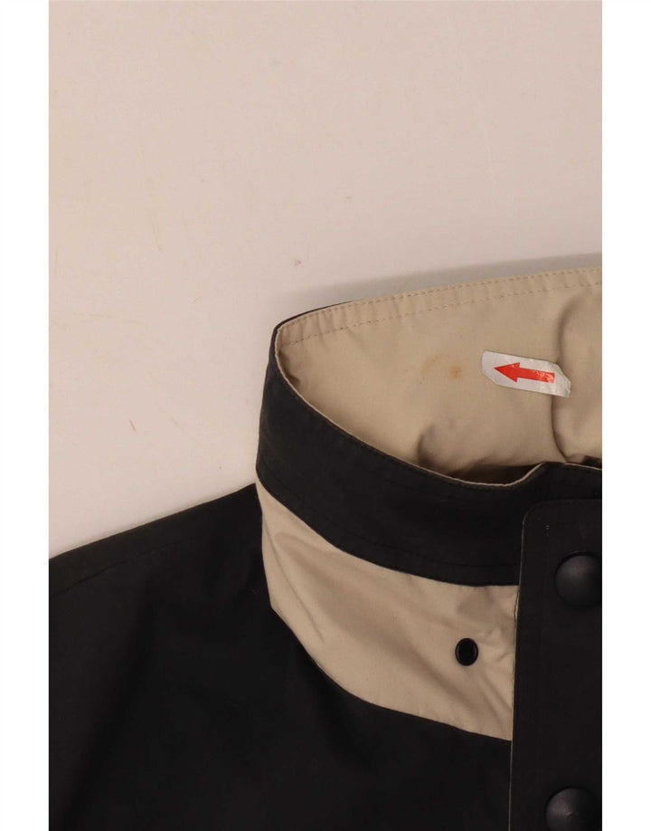 Le Frog Herre Hooded Windbreaker Jacket UK 38 Medium Grey Polyester