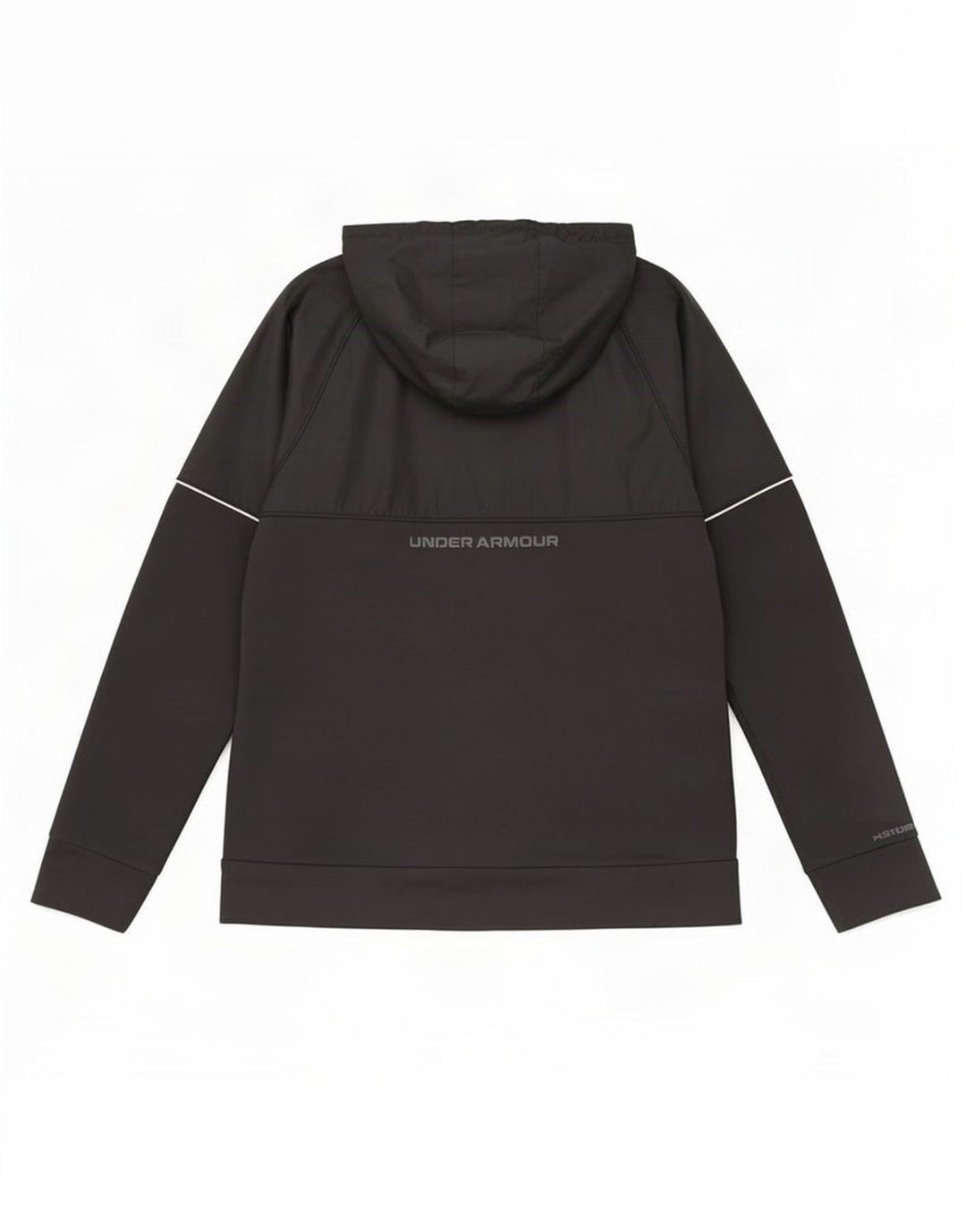 Under Armour Herre grafisk hættetrøje med lynlås mellem sort polyester