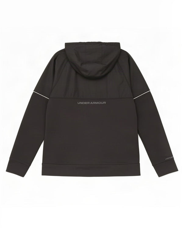 Under Armour Herre grafisk hættetrøje med lynlås mellem sort polyester