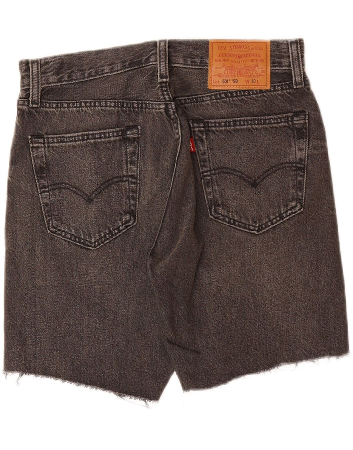 LEVI'S Mens 501 Denim Shorts W30 Medium Grey Cotton Vintage Levi's and Second-Hand Levi's from Messina Hembry 