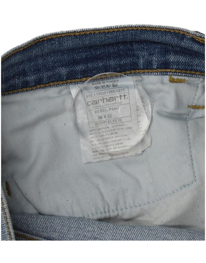 Carhartt Herre Slim Jeans W36 L32 Blå Bomuld