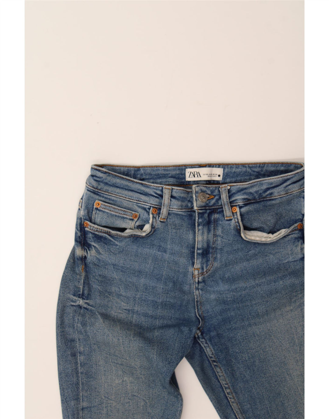 ZARA Womens Skinny Jeans EU 38 Medium W28 L27 Blue Vintage Zara and Second-Hand Zara from Messina Hembry 