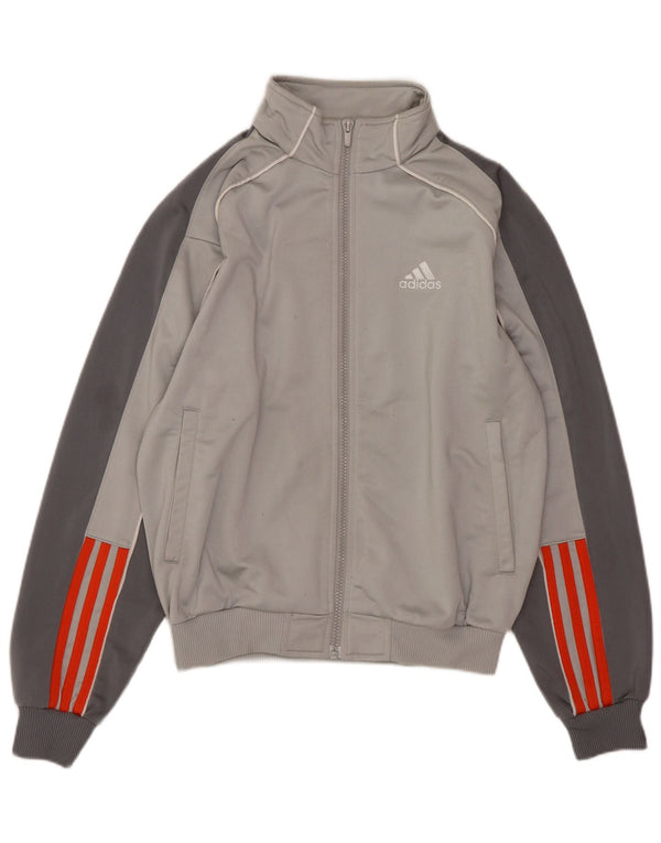 Adidas Boys 11-12 Years Grå Colourblock Polyester