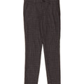 JACK & JONES Mens Slim Chino Trousers W30 L32 Grey Check Polyester Vintage Jack & Jones and Second-Hand Jack & Jones from Messina Hembry 