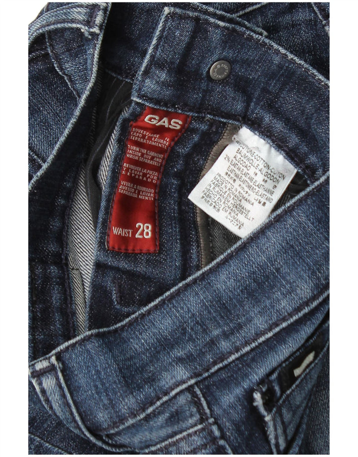 Gas Dame Bootcut Jeans W28 L29 Marineblå Bomuld
