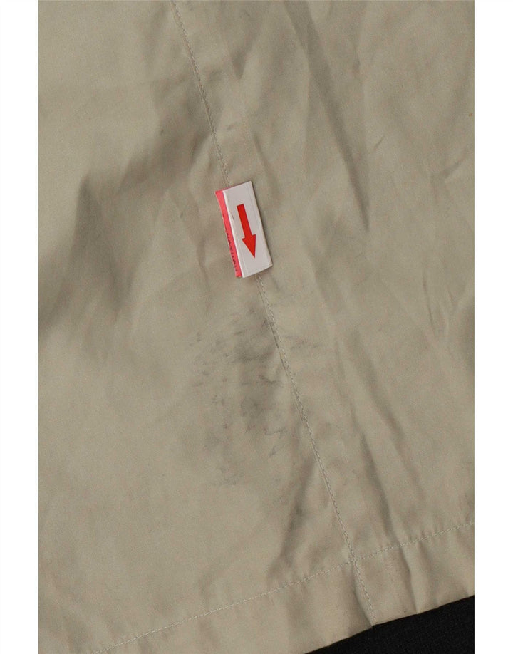 Allegri Dame Overfrakke UK 14 Stor Khaki Colourblock