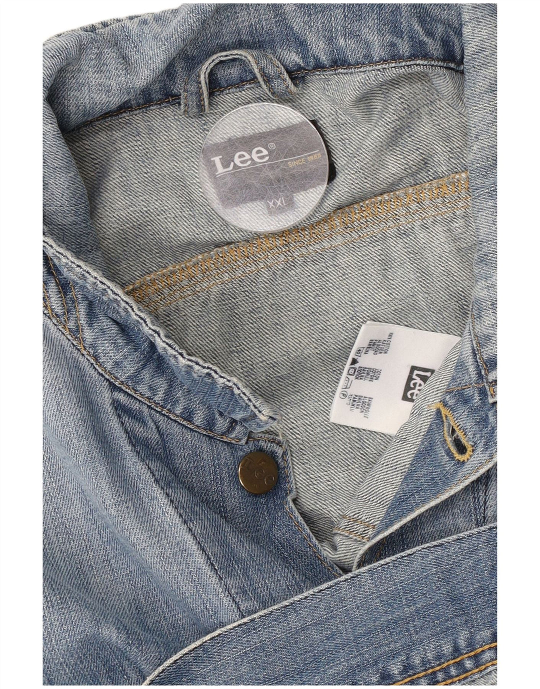 Lee Herre Denim Jacket UK 44 2XL Blå Bomuld