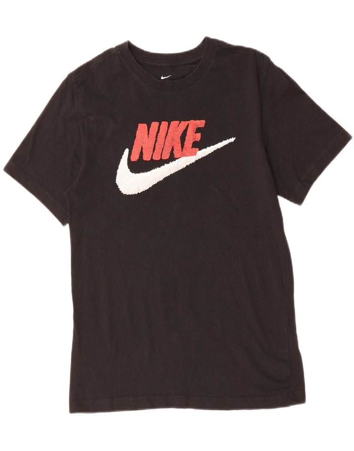 NIKE Mens Graphic T-Shirt Top Small Black Cotton Vintage Nike and Second-Hand Nike from Messina Hembry 