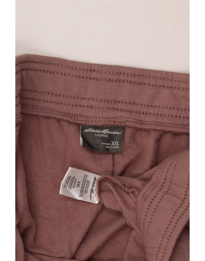 EDDIE BAUER Womens Tracksuit Trousers Joggers UK 20 2XL Pink Polyester Vintage Eddie Bauer and Second-Hand Eddie Bauer from Messina Hembry 
