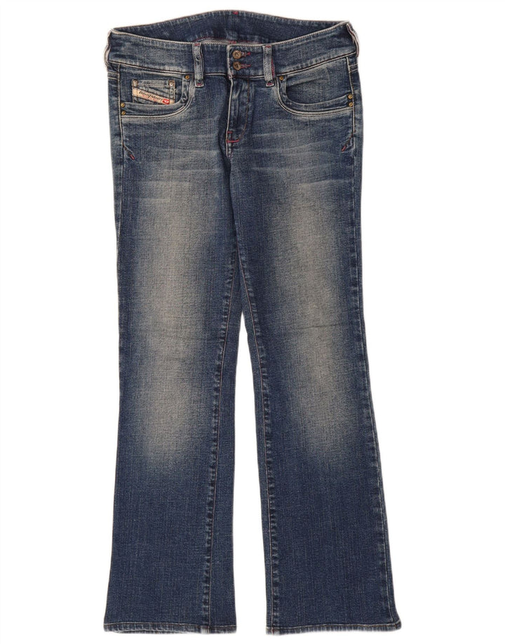 Diesel Dame Bootcut Jeans W30 L29 Blå Bomuld