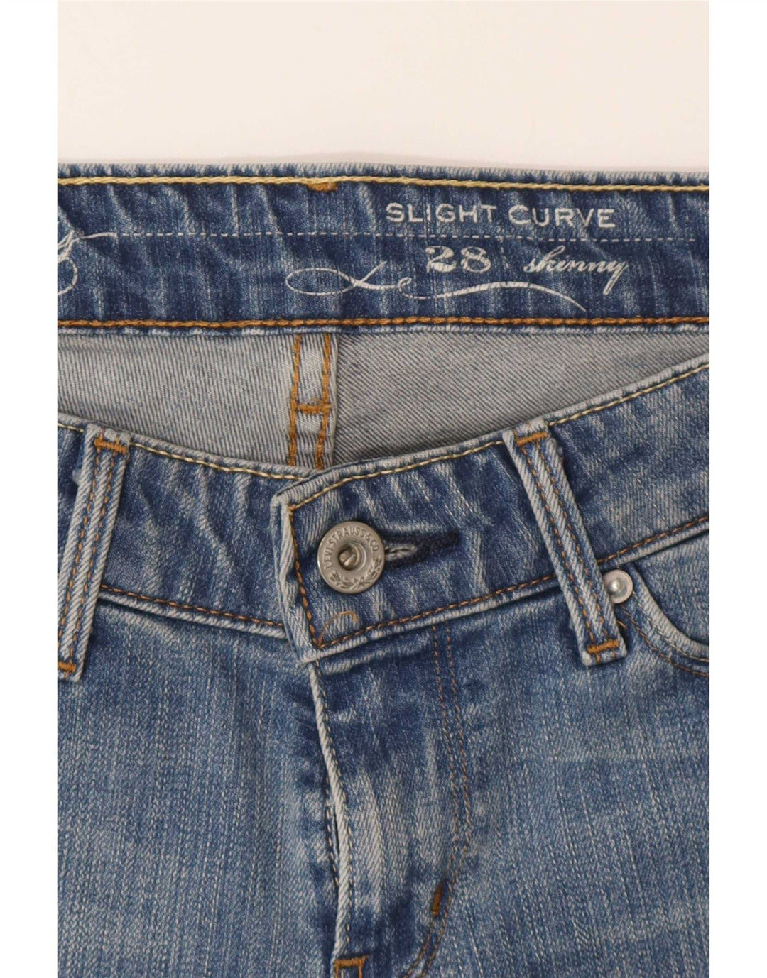 Levi's Dame Slight Curve Skinny Jeans W28 L30 Blå