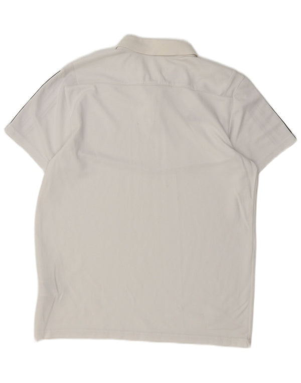 Adidas Aeroready Polo Shirt Medium White Bomuld til mænd