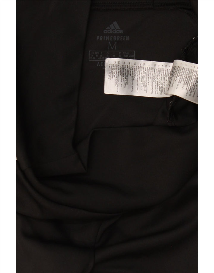 Adidas Dame Aeroready Capri Leggings UK 12/14 Medium Black Polyester