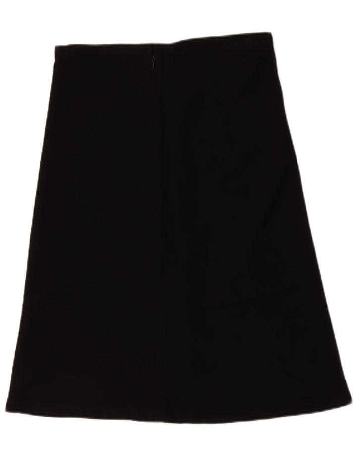 Vintage A-line nederdel til kvinder W30 Medium Black Viscose