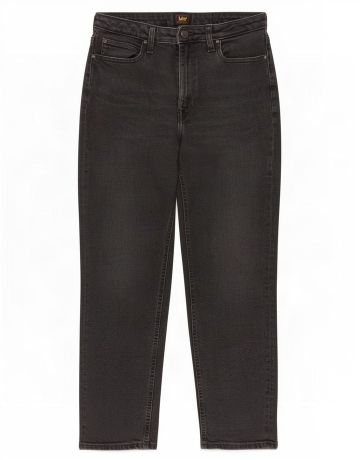 Lee Dame Carol Straight Jeans W32 L26 Grå Bomuld