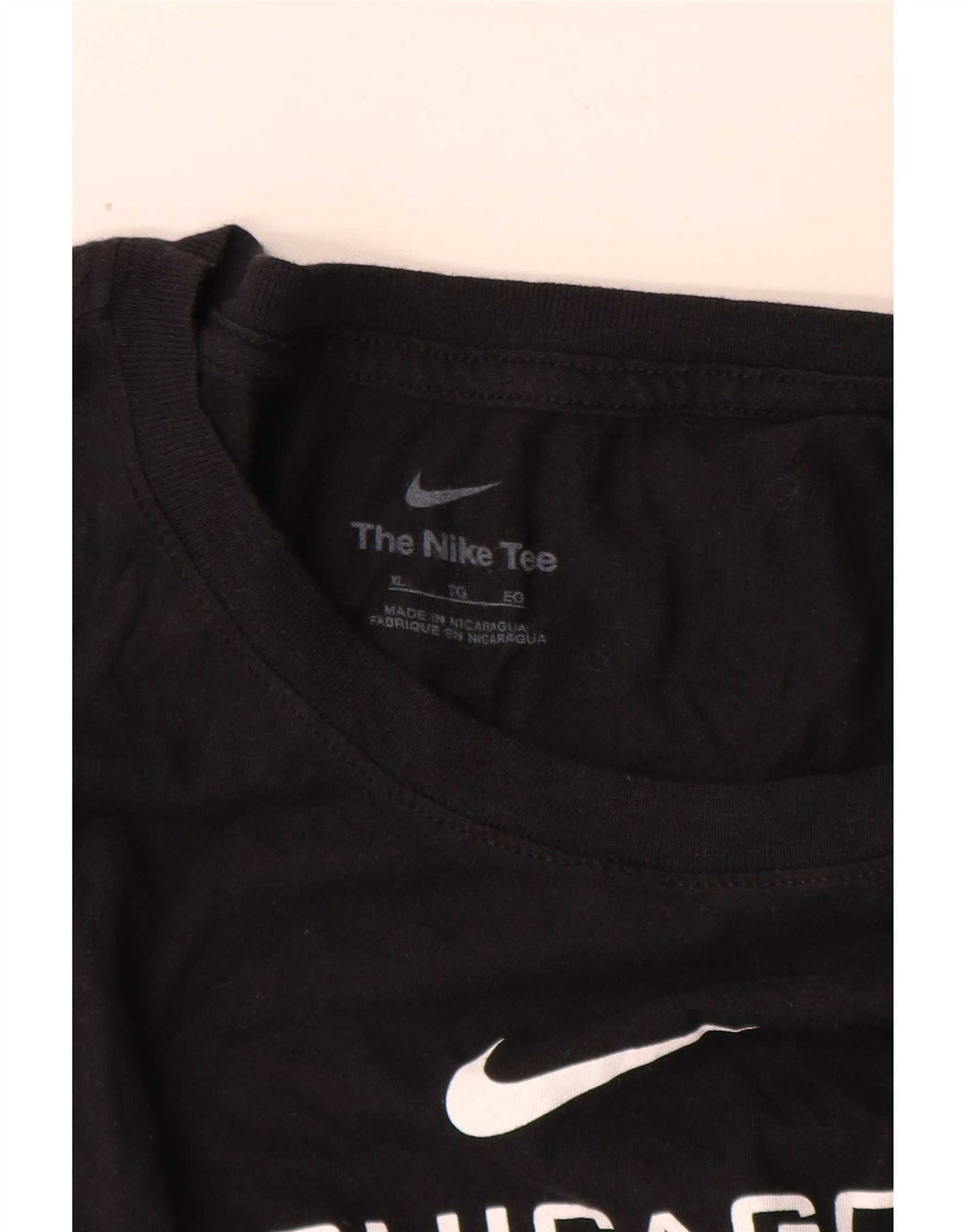 Nike Herre Chicago White Sox Grafisk T-Shirt Top XL Sort