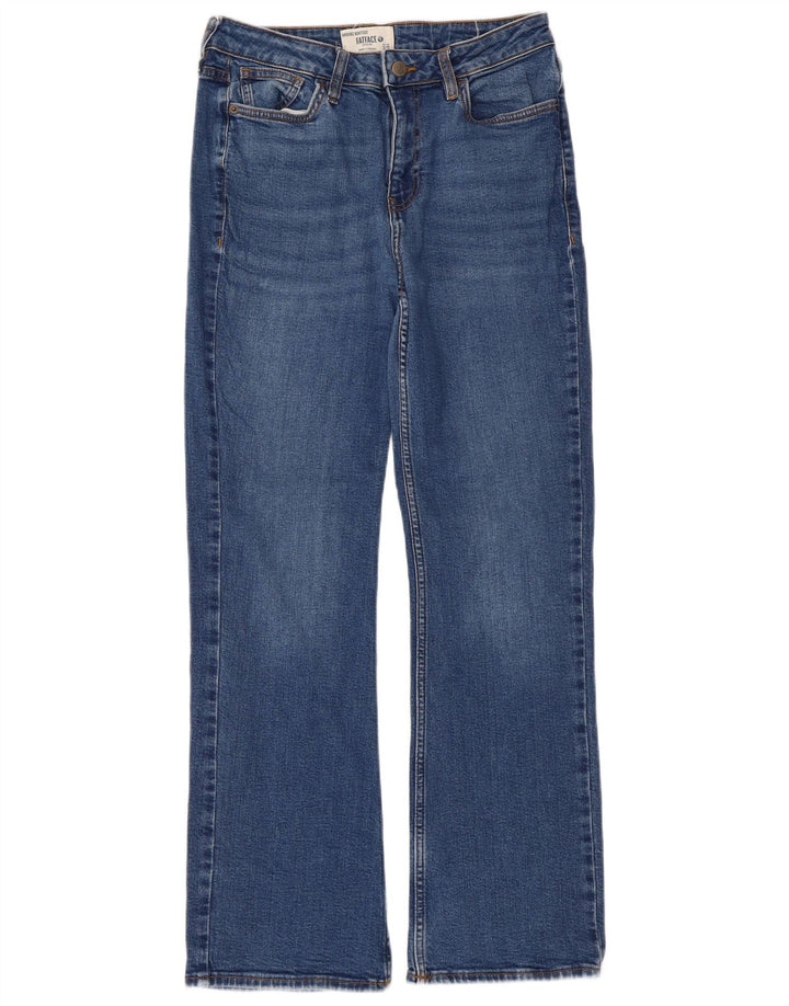 Fat Face Dame Bootcut Jeans UK 12 Medium W30 L29 Blå Bomuld