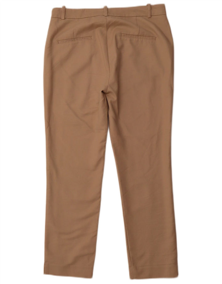 ZARA Basic koniske Chinobukser til kvinder EU 38 Small W28 L25 Brun Bomuld