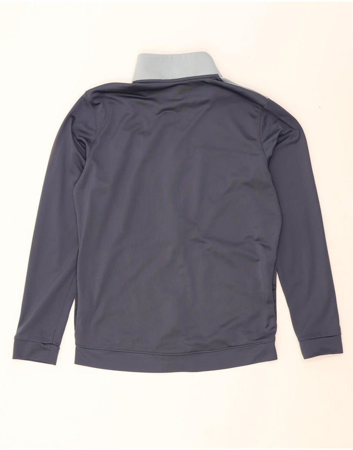 UNDER ARMOUR Mens Tracksuit Top Jacket Medium Navy Blue Colourblock Vintage Under Armour and Second-Hand Under Armour from Messina Hembry 