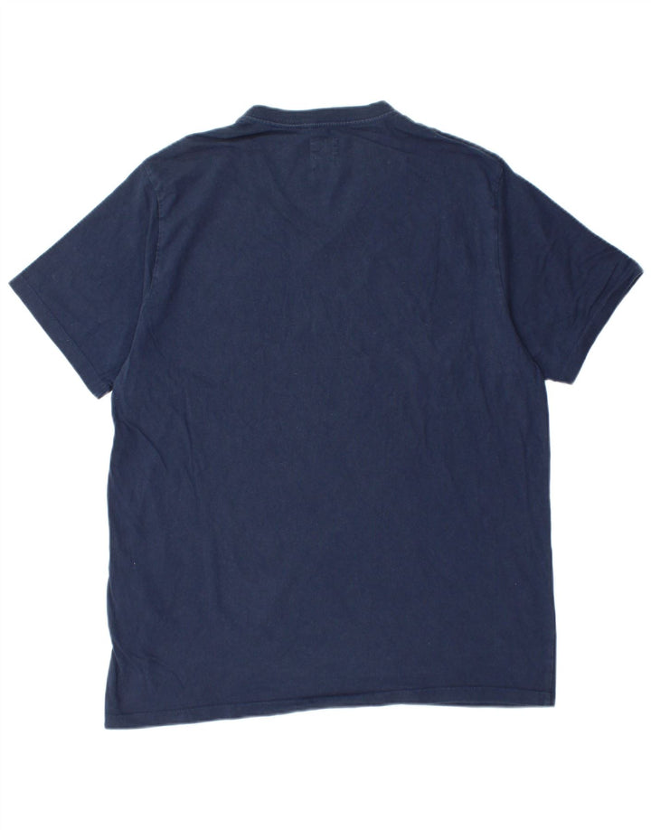 LEVI'S Herre Standard T-Shirt Top Stor Marineblå Bomuld