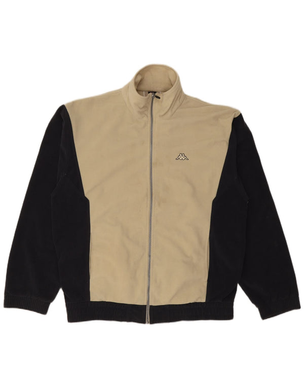 KAPPA Træningsdragt Topjakke til mænd Large Off White Colourblock