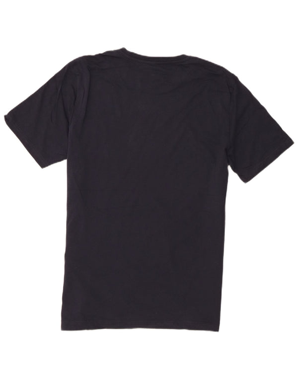Mountain Warehouse Herre T-Shirt Top Stor Marineblå Bomuld