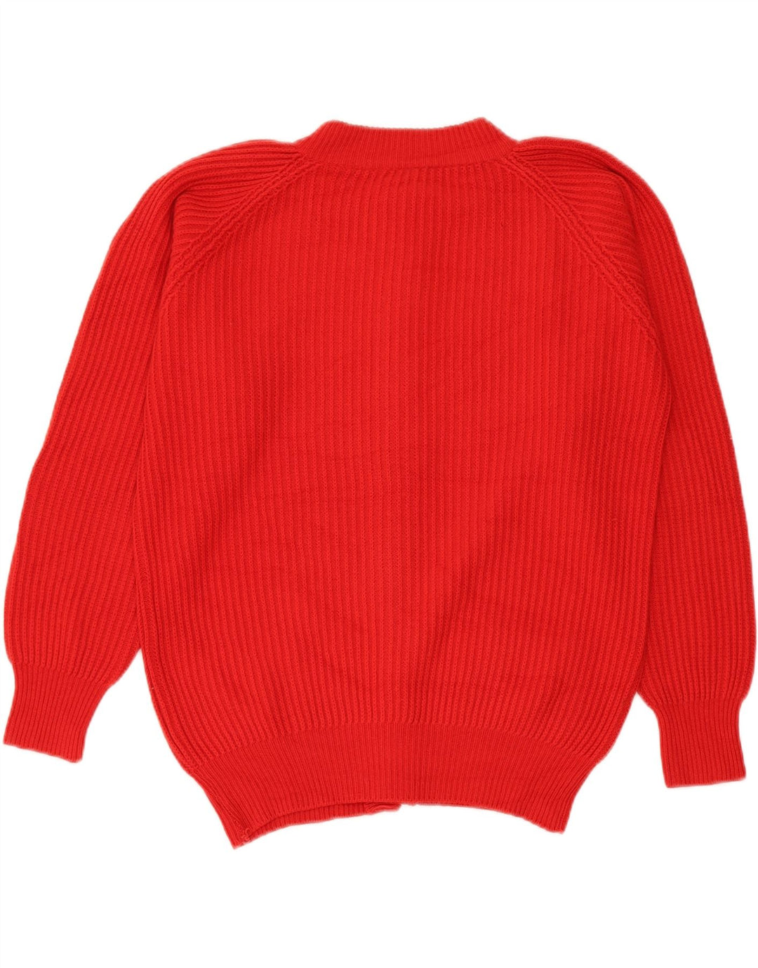 Vintage herre cardigan sweater størrelse 46 XL Rød