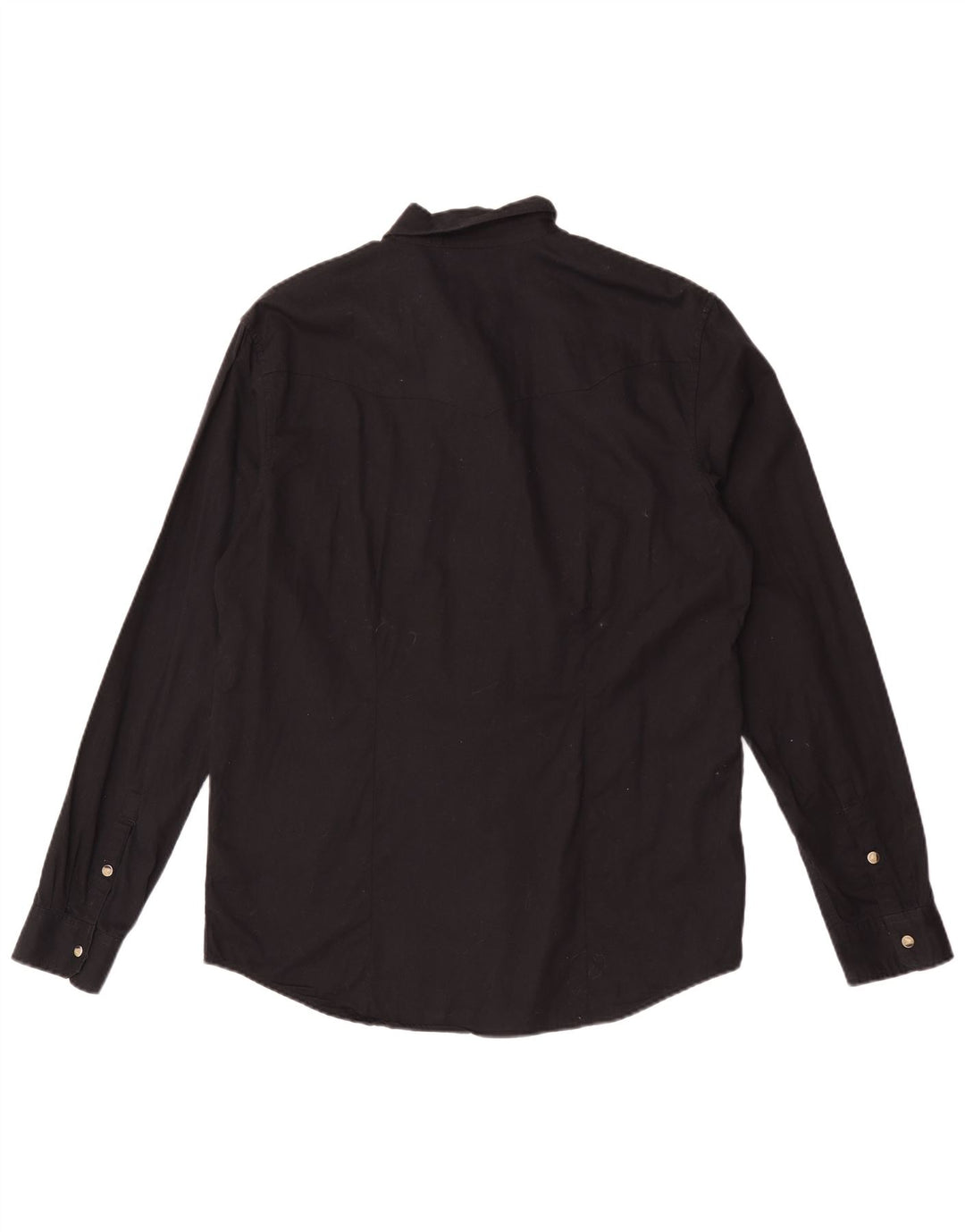 Wrangler herre Slim Fit skjorte XL sort bomuld