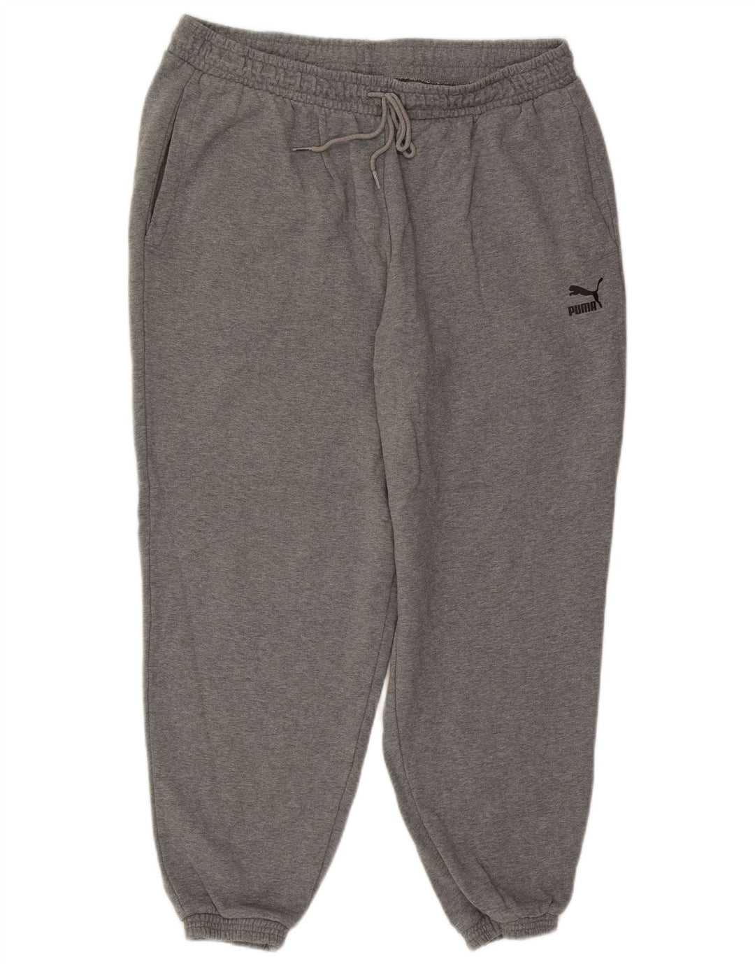 PUMA Mens Tracksuit Trousers Joggers XL  Grey Cotton