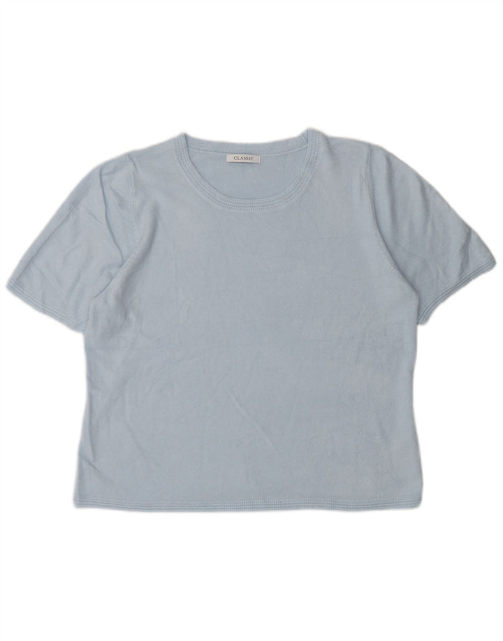 Marks & Spencer Damebluse Top UK 16 Stor Blå Akryl