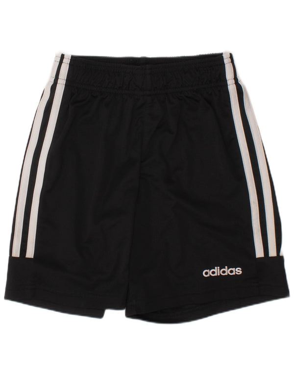 ADIDAS Drenge Sportshorts 9-10 År Sort Polyester