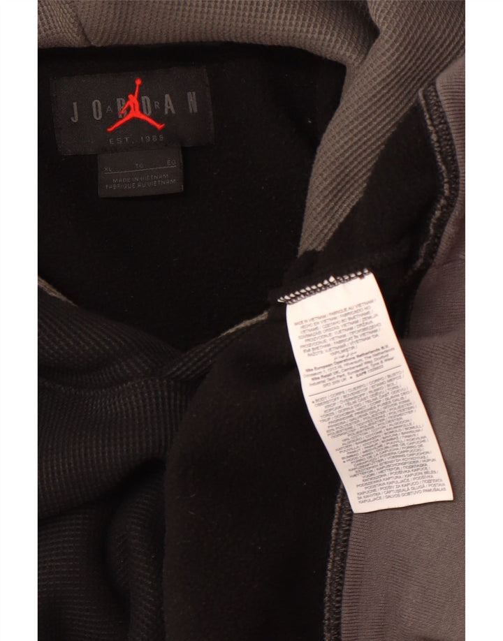 Jordan Grafisk hættetrøje til mænd XL sort polyester
