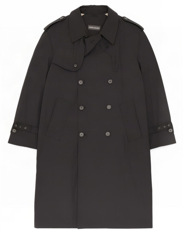 Andrea Silardi Trench Coat til mænd UK 42 XL Sort