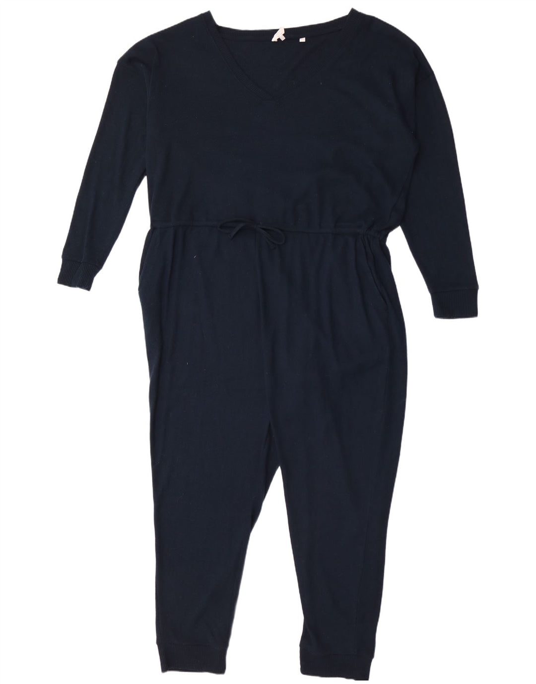 Fat Face Dame Jumpsuit UK 22 3XL Navy Blue Polyester
