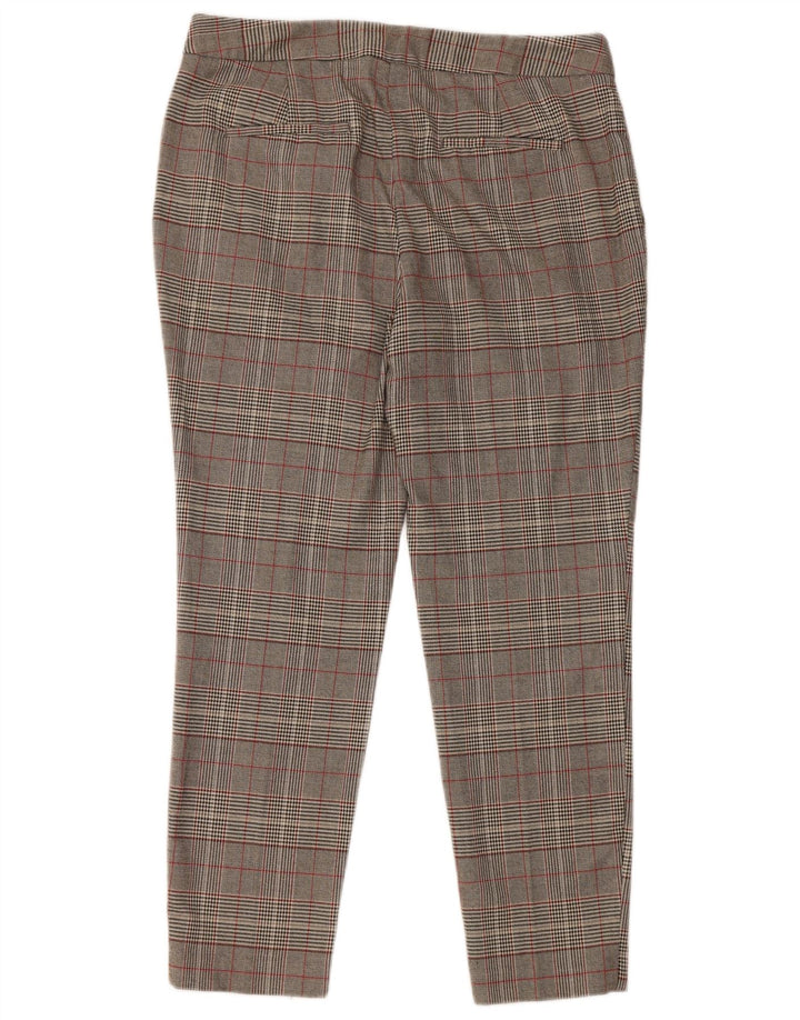 Zara Slim Chino Bukser til kvinder EU 40 Medium W30 L27 Grå Hundstød